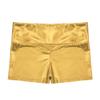 Moggemol Kids Girls Shiny Gymnastic Dance Shorts Yoga Tight Hot Pants Swimming Sports Bottoms Gold 4 Years view 3