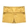 Moggemol Kids Girls Shiny Gymnastic Dance Shorts Yoga Tight Hot Pants Swimming Sports Bottoms Gold 4 Years view 4