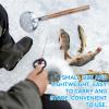 Ice Fishing Scoop, 2PCS Metal Fishing Scoop Skimmer 13.4in Ice Spoon Skimmer with Long Handle Winter Deep Scooper for Scooping out Removing Snow view 3