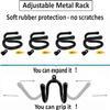 Pmsanzay 4Pack Mini Wall-Mounted Sword Stand Display Rack,Sword Holder,Sword Hook,Sword Hanger Bracket - Sturdy yet flexible enough to fit blades of any size and style - No Sword view 2