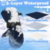 Boys Snow Gloves Boys Mittens 4-7 Kids Waterproof Mittens Kids Snow Mittens Kids Mittens Winter Waterproof Kids Gloves view 2