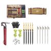 Tent Ground Pegs Wind Rope Steel Hammer Storage Bag Set, Camping Accessories Set, Tent Stake Camping Hammer Accessories view 1