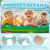 Frienda 6 Pairs Kids Round Cute Circle Sunglasses for Girls Boys Birthday Party Favors Toddler Baby Outdoor Glasses(Retro Colors) view 3