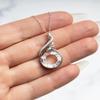 zapbest Rising Phoenix Necklace Luxury Box Happy Birthday Mom, Mothers Birthday Necklace, I Love You So Much, From Your Son, From Loving Son, Rising Phoenix view 3