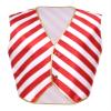 Fldy Men's Christmas Candy Cane Red White Stripe Vest V Neck Button Down Waistcoat Festival Shirt Red&White XX-Large view 1