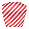 Fldy Men's Christmas Candy Cane Red White Stripe Vest V Neck Button Down Waistcoat Festival Shirt Red&White XX-Large view 2