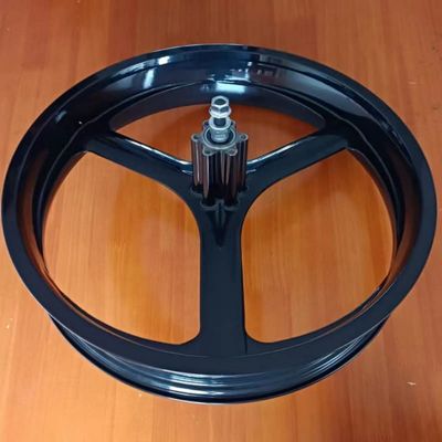 20inch Snow Bike Wheels Set,one Front with one Rear,Black Color,Magnesium Alloy Material