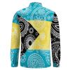 Bahamas Paisley Flag Men's Shirt Long Sleeve Casual Button Down T-Shirt Blouse Tee Top XL view 4