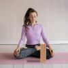 Back Stretch Wheel Yoga Cylinder Cork Multi-Functional Sports Yoga Roller Back Pain Relief Tool view 2