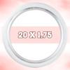1 PCS 20 * 1.75 White Bicycle Tire, Tricycle, MTB, BMX, Child Bike, Student Bicycle view 2