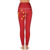 Adugen Origei Yoga Pants China Flag Workout Running for Women S view 3