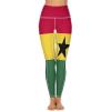 Adugen Origei Yoga Pants Ghana Flag Workout Running for Women XL view 2