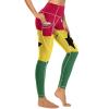 Adugen Origei Yoga Pants Ghana Flag Workout Running for Women XL view 4