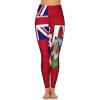 Adugen Origei High Waist Bermuda Flag Yoga Pants Tummy Control Womens Fall Fashion 2022 L view 2