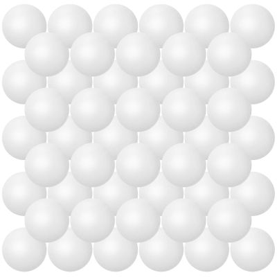 Hanaive 100 Pack Table Tennis Balls Multi Colored 40mm Plastic Balls Bulk Washable Small Game for Carnival Pool Games, Party Decoration Pet Toy(White)