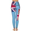 Adugen Origei High Waist Fiji Flag Yoga Pants Tummy Control Womens Fall Fashion 2022 S view 3
