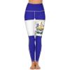 Adugen Origei Women's High Waist El Salvador Flag Print Tummy Control Yoga Capris S view 2