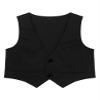 Duoremi Kids Boys Formal Suit Vest Tuxedo Waistcoat Pants Gentleman Wedding Party Clothing Set Black 5 Years view 1