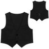 Duoremi Kids Boys Formal Suit Vest Tuxedo Waistcoat Pants Gentleman Wedding Party Clothing Set Black 5 Years view 3