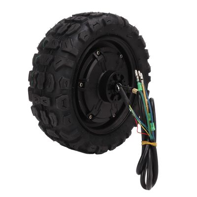 Qiilu E Bike Hub Motor Kit 36V to 96V Electric Scooter Brushless Hub Motor 1500W to 2000W 11inch for Off Road Vehicle Electric Motorcycle Scooter