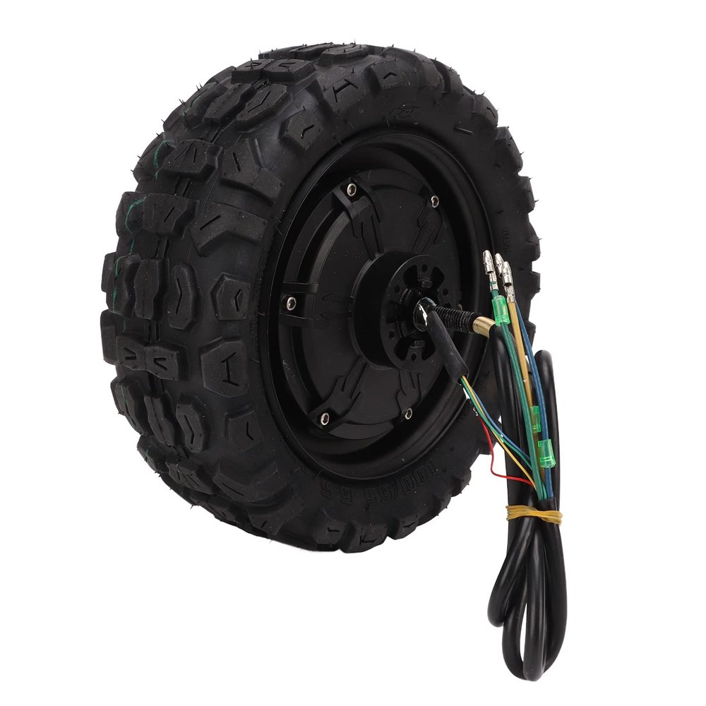 Qiilu E Bike Hub Motor Kit 36V to 96V Electric Scooter Brushless Hub Motor 1500W to 2000W 11inch for Off Road Vehicle Electric Motorcycle Scooter