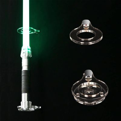 KAFENDA Lightsaber Wall Mount Acrylic Wall Mount Holder-1 Hole Vertical Display Holder For Lightsaber(Clear)