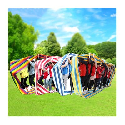 4PCS Teamwork Games Playing Run Mat, Indoor Outdoor Kids Adult Teamwork Games, Field Day Lawn Multiplayer (Size : Kids-4M/13FT)