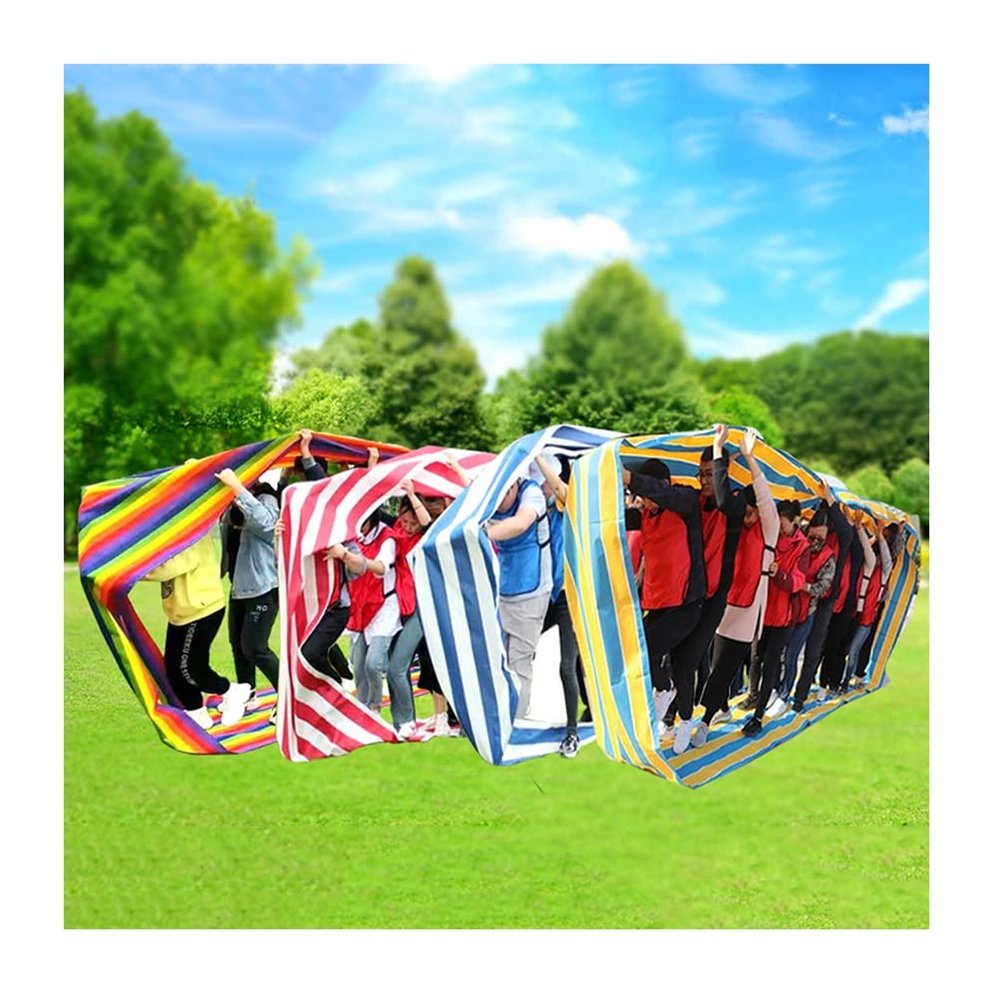 4PCS Teamwork Games Playing Run Mat, Indoor Outdoor Kids Adult Teamwork Games, Field Day Lawn Multiplayer (Size : Kids-4M/13FT)