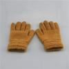 Kids Baby Girls Boys Winter Warm Solid Knitted Flip Finger Mittens Gloves Toddler Gloves Waterproof (Khaki, One Size) view 2