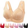 2022 Front Button Breathable Skin-Friendly Cotton Bra, U-Shaped Back 5D Bras Women Front Closure (36/80BC, Skin Colour) view 1