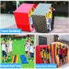 3PCS Teamwork Games Playing Run Mat Kindergarten School Indoor Outdoor Group Learning Activities Physical Training Games (Size : Kids-4M/13FT) view 4