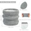 Hicdaw 2Pcs Kids Winter Hat and Scarf Set Winter Hats for Kids Toddler Beanie Hat Fleece Lined Scarf for Boys Girls 2-8 Years view 4