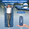 HiiPeak Sleeping Pad for Camping- Ultralight Inflatable Sleeping Mat with Built-in Foot Pump & Pillow, Upgraded Compact Camping Air Mattress for Tent, Backpacking, Hiking view 2