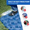 HiiPeak Sleeping Pad for Camping- Ultralight Inflatable Sleeping Mat with Built-in Foot Pump & Pillow, Upgraded Compact Camping Air Mattress for Tent, Backpacking, Hiking view 3