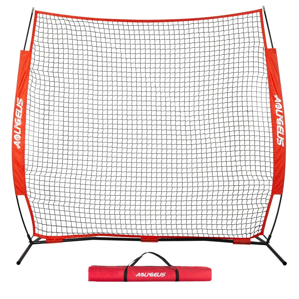 AOLIGEIJS Sports Barrier Net,Sports Net,Barricade Backstop Net,Perfect for Baseball,Softball,Soccer, Basketball,Lacrosse