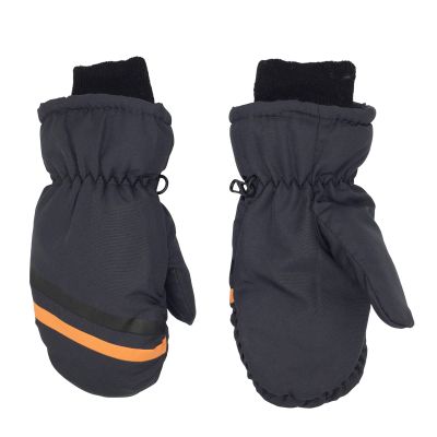Water-proof Mittens Toddler Mittens Baby Toddler Boys Kids Winter Gloves Skiing Gloves Snow For (Grey, 8-12 Years)