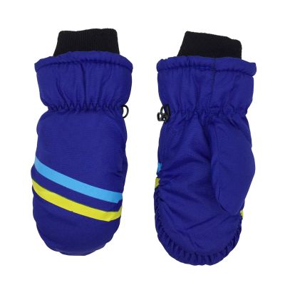 Water-proof Mittens Toddler Mittens Baby Toddler Boys Kids Winter Gloves Skiing Gloves Snow For (Blue, 3-5 Years)