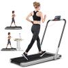 SAFEPLUS Foldable Treadmills for Home, 2 in 1 Walking Pad Portable Folding Under DeskTreadmills with Walk and Jog & Run Modes for Office Treadmil view 1