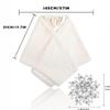Bounzhi Women's Faux Fur Shawl Wrap Bridal Scarf Stoles Wedding Shrug - Fur Cover Up with Brooch for Bride and Bridesmaids (Beige) view 3