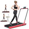 SAFEPLUS Foldable Treadmills for Home, 2 in 1 Walking Pad Portable Folding Under DeskTreadmills with Walk and Jog & Run Modes for Office Treadmil view 1