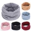 PcBbGa Cashmere Winter Scarf for Boys Girls Women Men Knitted Scarves Warm Elastic Children Autumn Crochet Baby Scarf w/Sky blue/23cmX25cm view 4