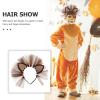 Abaodam Cat Ear Headband with Gauze Coaplay Headdress Hoop for Party Costume Show (Brown) view 4