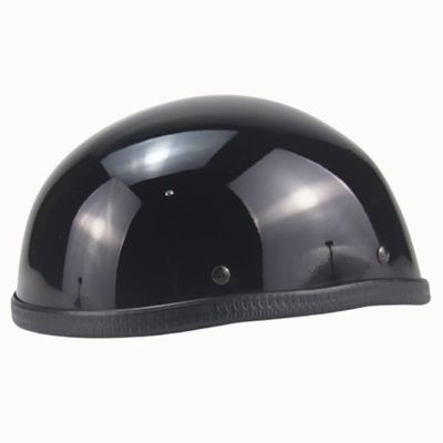 Open Face Low Profile Motorcycle Helmet Retro Light-Small Baseball Cap Half Helmet DOT Approved Novelty Classic Gourd Helmet for Adults,Electric Scooter Cruiser Bobber Jet Helmet-C-Large