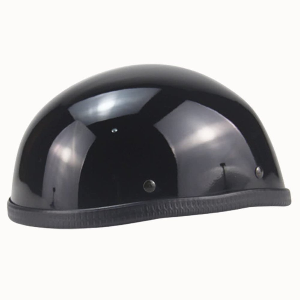 Open Face Low Profile Motorcycle Helmet Retro Light-Small Baseball Cap Half Helmet DOT Approved Novelty Classic Gourd Helmet for Adults,Electric Scooter Cruiser Bobber Jet Helmet-C-Large