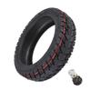 LHROPA 60/70-6.5 10-inch Rubber Explosion-proof Tubeless Tire + Straight nozzle Replace for Segway Ninebot Max/Max G30LP G30 G30E Electric Kick Scooter Wheel Parts view 1