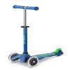 Micro Kickboard | Mini Deluxe LED | Three-Wheeled | Lean-to-Steer Swiss-Designed Micro Scooter | Motion-Activated Light-Up Wheels | Toddlers & Children Ages 2-5 (Crystal Blue) view 1