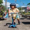Micro Kickboard | Mini Deluxe LED | Three-Wheeled | Lean-to-Steer Swiss-Designed Micro Scooter | Motion-Activated Light-Up Wheels | Toddlers & Children Ages 2-5 (Crystal Blue) view 2
