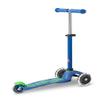 Micro Kickboard | Mini Deluxe LED | Three-Wheeled | Lean-to-Steer Swiss-Designed Micro Scooter | Motion-Activated Light-Up Wheels | Toddlers & Children Ages 2-5 (Crystal Blue) view 4
