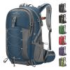 Maelstrom Hiking Backpack,Camping Backpack,50L Waterproof Hiking Daypack with Rain Cover,Lightweight Travel Backpack,Blue view 1