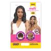 Janet Collection HD Swiss Lace Front Wig Melt Hand-Tied 13X6 Frontal Part Grady (1B) view 2